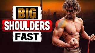 Grow Big Shoulders With This Bodyweight Workout  Hits All 3 Heads [upl. by Ahsito]