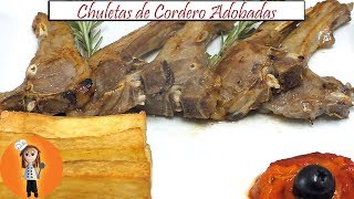 Chuletas de Cordero Adobadas  Receta de Cocina en Familia [upl. by Thorrlow]