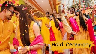 Haldi Ceremony  Brothers Production  Nachde Ne Saare  Rohit x Priyanka [upl. by Iliak]