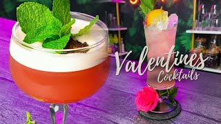 How to combine STRAWBERRY amp ROSE to make best selling VALENTINES COCKTAILS [upl. by Valma]