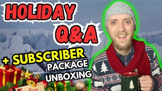 COZY HOLIDAY QampA  Subscriber Bluray Gift Unboxing  COBWEBS LIVE [upl. by Noelle]