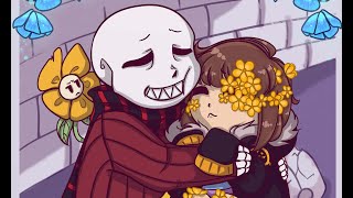 Sans AUs React to Frisk FlowerFell Memes Part 1 [upl. by Aitnohs]