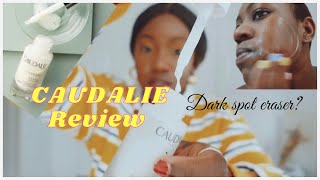 SO I TRIED …… CAUDALIE VINOPERFECT RADIANCE DARK SPOT SERUM amp MOISTURISER [upl. by Ydnik]