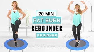 20 Minute Rebounder Workout For Weight Loss Mini Trampoline Workout Fabulous50s [upl. by Quigley160]