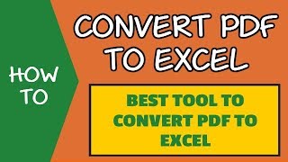 Extract Data From PDF to Excel with Able2Extract Converter FREE Trial [upl. by Mahla]