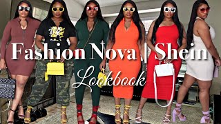 FASHION NOVA  SHEIN LOOKBOOK CURVY GIRL EDITION TRY ON HAUL [upl. by Ohnuj]