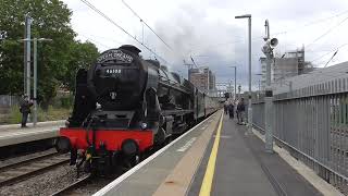 46100 Royal Scot on The Steam Dreams pass West Ealing for Oxford on Saturday 13th July 2024 [upl. by Oinimreh]