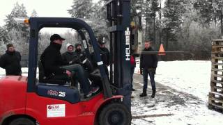 Staplerschein Übung 2 wwwstaplerfahrschulede [upl. by Geer]