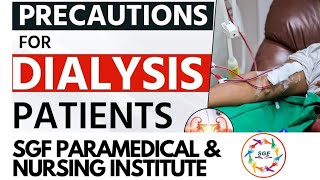 How to look after the Dialysis patient dialysis  precautions during Dialysis [upl. by Rosena]