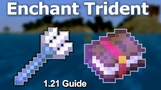 BEST TRIDENT ENCHANTMENTS Minecraft 121 BedrockJava  Trident Enchantment Guide [upl. by Joslyn]