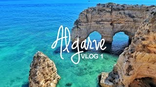 Algarve Portugal  Hiking from Carvoeiro to Praia da Marinha  World Wanderista [upl. by Nageem]