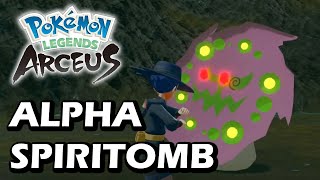 Alpha Spiritomb Pokemon Legends Arceus [upl. by Rednasyl]