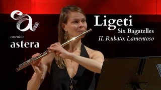 Ligeti Six Bagatelles  II Rubato Lamentoso  Ensemble Astera [upl. by Neelat]