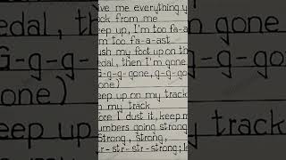 Keep up Im too fast lyrics keepup music odetari lyrics shorts [upl. by Annahgiel]