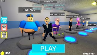 PLAYING As All NEW Barry MORPHS AND USING ALL POWERS  NEW BARRYS PRISON RUN OBBY [upl. by Bronk]