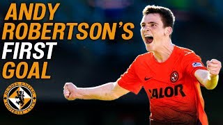 19YearOld Andy Robertson Scores his First Dundee United Goal  Throwback Thursday  SPFL [upl. by Eannaj]