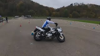 2024 MotoGymkhana Belgium Cup R4 Heat 2  Nicolas 3rd place run [upl. by Tootsie]