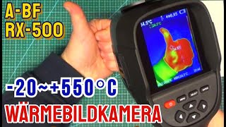 ABF RX500 Wärmebildkamera Test Thermal Imaging Camera Solaranlage mit Speicher Balkonkraftwerk [upl. by Malin]