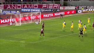 Serie A 201314 LivornoParma 03 gli highlights con commento di Parma Channel [upl. by Obe]