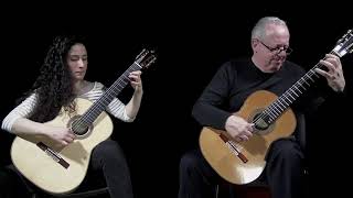 DScarlatti Sonata K 432 EPerrettaLMatarazzo guitar duo [upl. by Ahsinotna442]