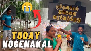 ✅Hogenakkal falls 🤷today status🤔  🔴Live Visit 🤯Waterfalls  💦Hogenakkal falls hogenakkal fishing [upl. by Aihn210]