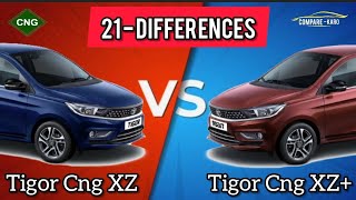 2024 Tata Tigor Cng vs Tiago cng twin cylinder ✅🔥 Comparison l Tiago cng xt vs Tigor cng XM l MRCars [upl. by Daberath]