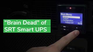 Performing Logic Reset on APC SmartUPS OnLine SRT Series  Schneider Electric Support [upl. by Giarla]