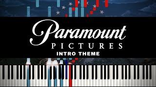 Paramount Pictures Intro 1986  Piano Tutorial [upl. by Eerehs927]