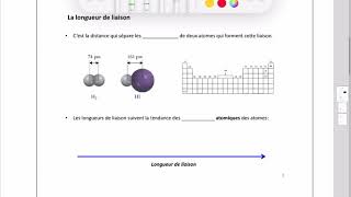 Sujet 18 Longueur et polarité des liaisons [upl. by Nnylanna]