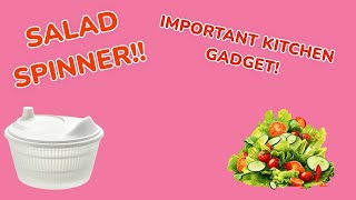 SALAD SPINNERMUST HAVE KITCHEN GADGET [upl. by Akyeluz513]