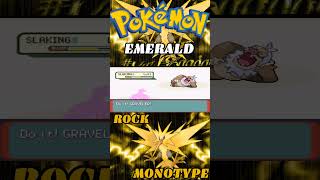 Pokemon EmeraldRock MonotypeNorman [upl. by Leiru318]