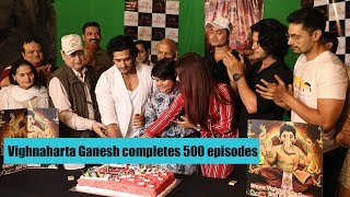 Vighnaharta Ganesh completes 500 episodes cast celebrates with Ganpati Pooja [upl. by Laram]