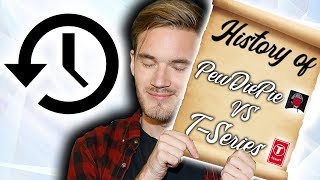 The COMPLETE HISTORY Of PewDiePie VS TSeries [upl. by Russia]