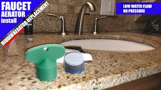 How to remove and clean a faucet aerator  Kohler aerator removal [upl. by Sherl]