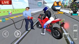 ✅3D Driving Class Simulator Bullet Train Vs Motorbike  Bike Driving Game  Android Gameplay [upl. by Asilrahc]