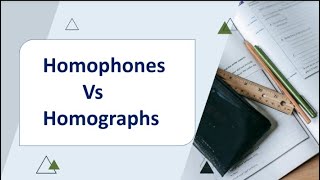 Homophones Homographs Homonyms [upl. by Frank]