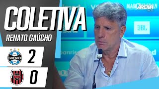 COLETIVA RENATO GAÚCHO  AO VIVO  Grêmio x Brasil de Pelotas  Campeonato Gaúcho 2024 [upl. by Daffie348]