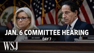 Watch Live House Jan 6 Committee Hearing  WSJ [upl. by Lissak]