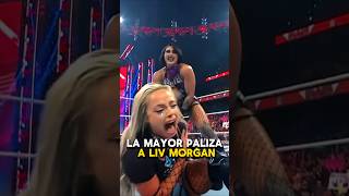 La mayor paliza a Liv Morgan livmorgan wwe wrestling wwefan rhearipley [upl. by Richmound]