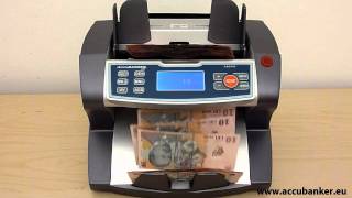 AccuBANKER AB5500 bill counter [upl. by Barr578]