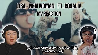 LISA NEW WOMAN ft ROSALIA  MV ✨️ REACTION ✨️ [upl. by Lerat]