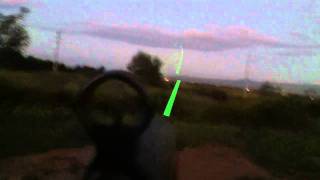 Glow in the dark Airsoft Demonstration [upl. by Ortiz]