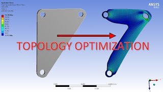 ANSYS 181 Topology Optimization [upl. by Draned154]