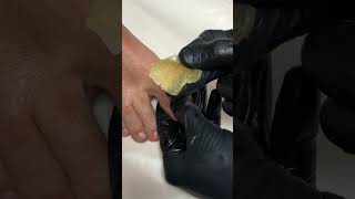 Toe Wax with Outback Organics Gold Peelable Wax hairremoval waxtips waxing waxingtips [upl. by Samy]