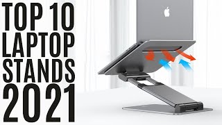 Top 10 Best Laptop Stands for 2021  Adjustable Laptop Holder  Laptop Riser for MacBook Notebook [upl. by Pacian123]