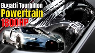 2026 Bugatti Tourbillon 1800 Horsepower Engine and Powertrain Explained [upl. by Bivins]