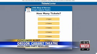 Oregon Cabaret Theater warns about ticket resellers [upl. by Merras]