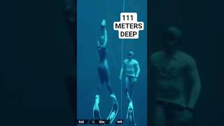 FREEDIVING WORLD RECORD ALENKA ARTNIK freediver freediving underwater [upl. by Nrubyar124]