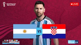 LIVE MONDIALI ArgentinaCroazia segui con noi lAlbiceleste in campo [upl. by Hayalat]