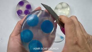 SOFT Glycerin Soap Cutting ASMR Satisfying Sounds No Talking [upl. by Ruskin]